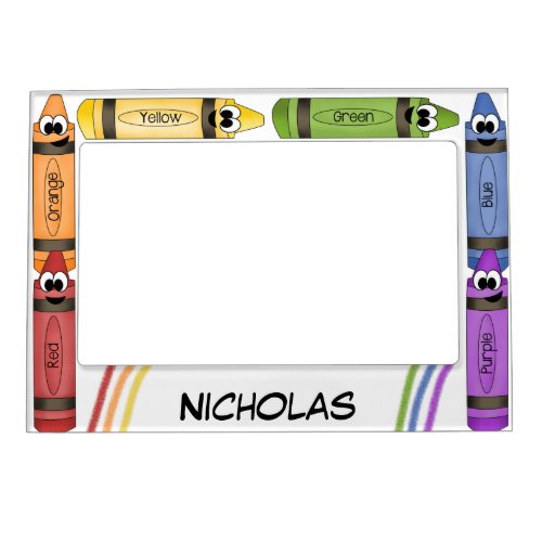 Crayons Magnetic Picture Frame