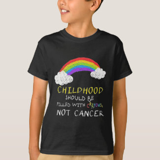 Crayons Not Childhood Cancer T-Shirt