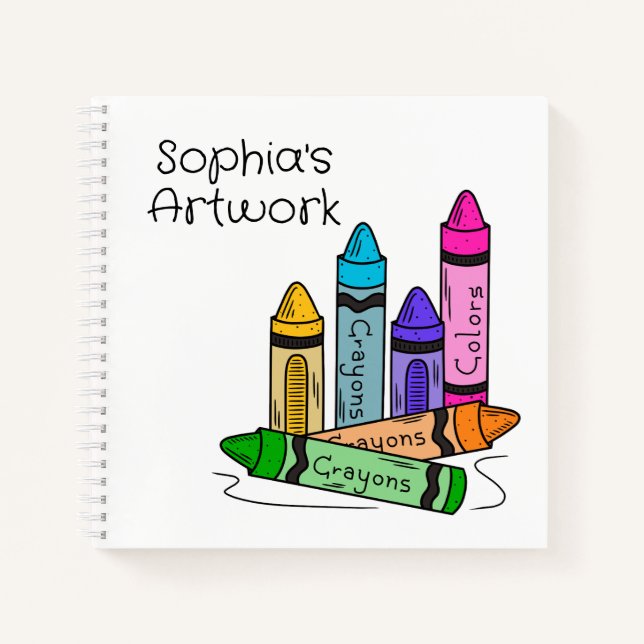 Crayons  notebook (Front)