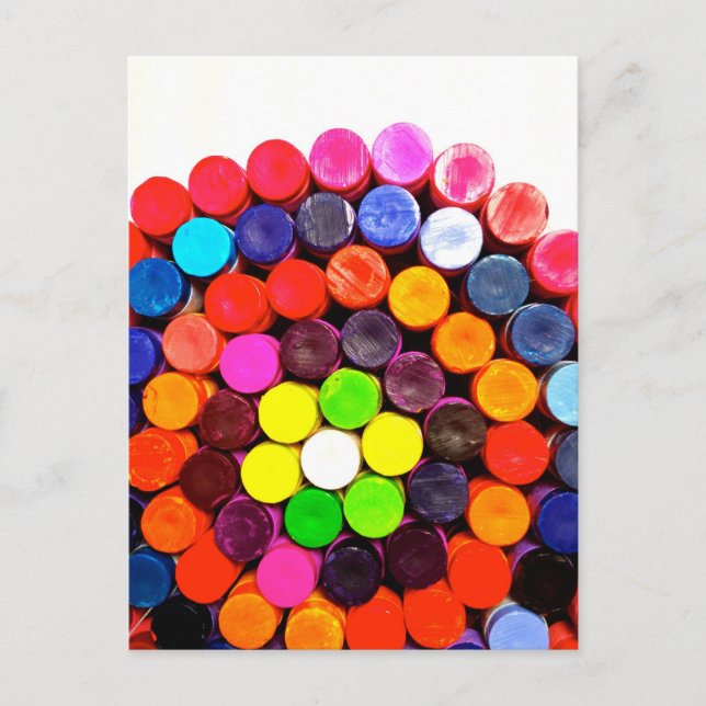 Crayons Postcard (Front)