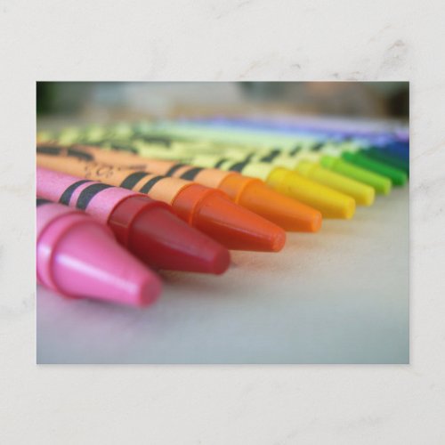 Crayons Postcard