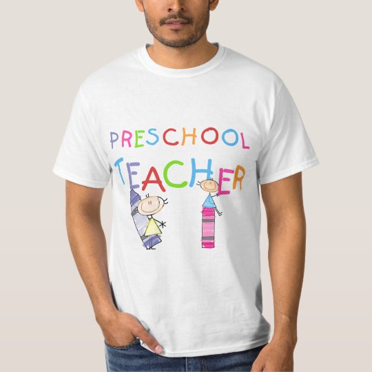 Crayons Preschool Teacher TShirts and Gifts