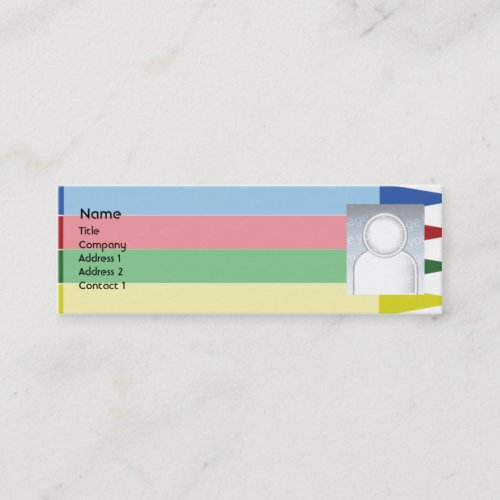Crayons - Skinny Business Card Template