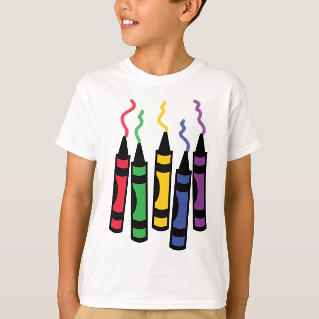 Crayons T-Shirt (Front)