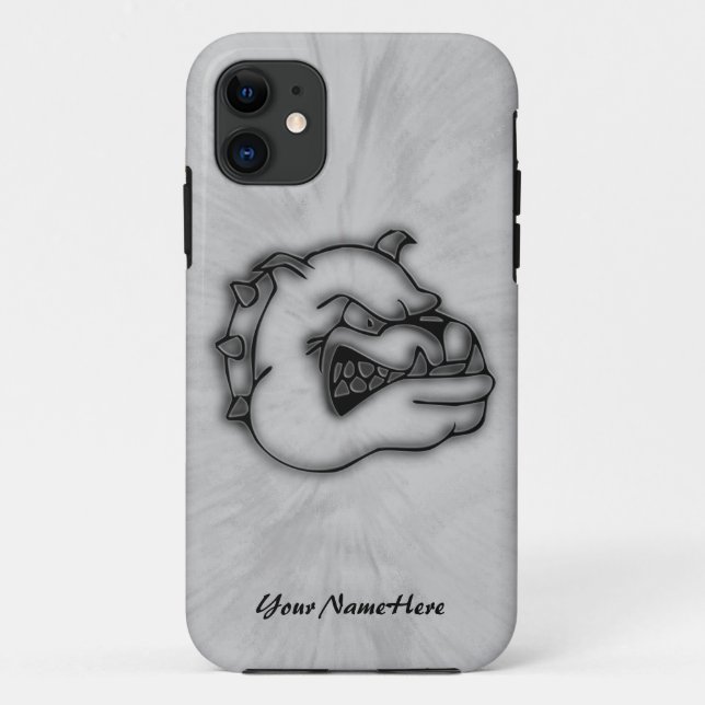 Crazed Bulldog iPhone 5 Case (Back)