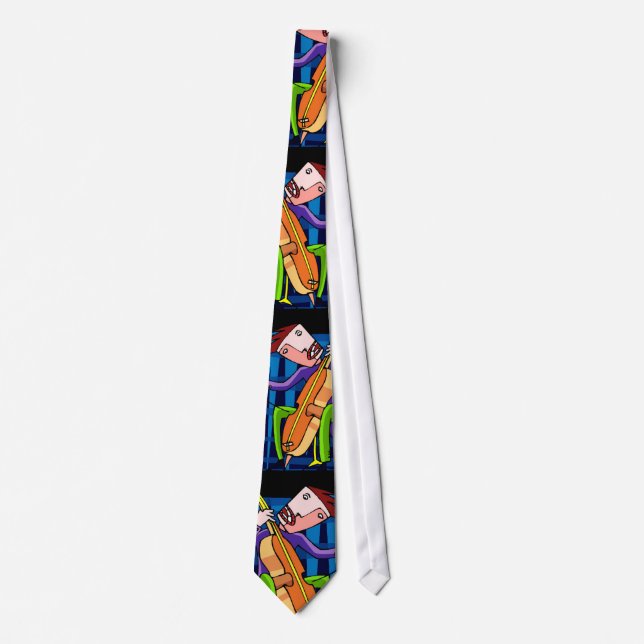 "CRAZED BY JAZZ" TIE (Front)
