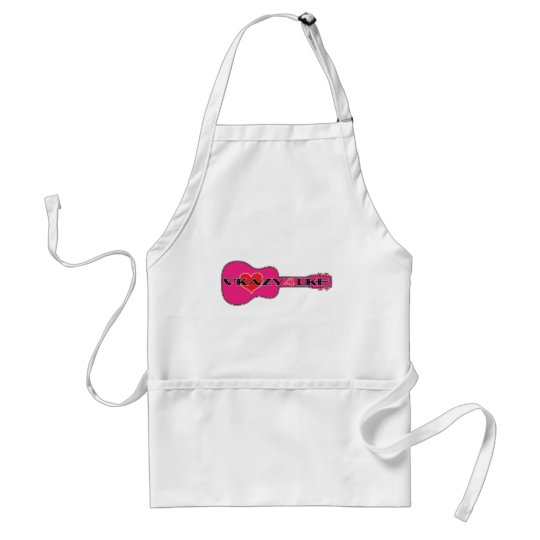 Crazy 4 Uke Adult Apron