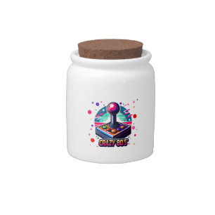 crazy 80s old School Style Candy Jar