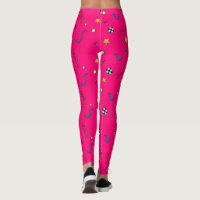 crazy 80s Leggings for Sale by B0red