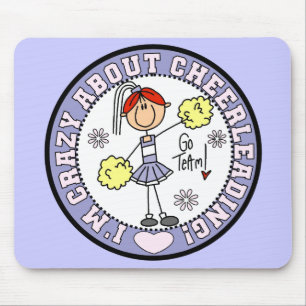 Crazy About Cheerleading Mousepad
