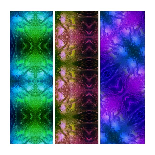 Crazy about colors Triptych (Front)
