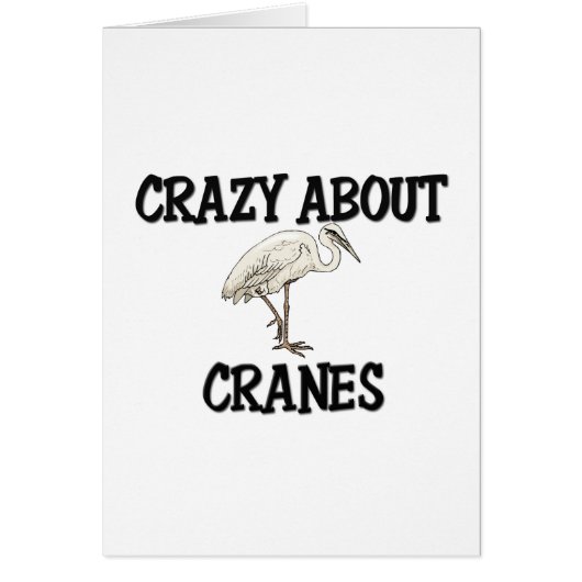Crazy About Cranes Cards (Front)