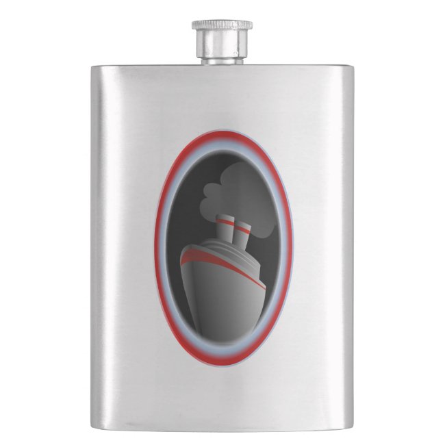 Crazy About Cruise Ships Flask