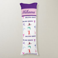 Crazy About Gymnastics Body Pillow