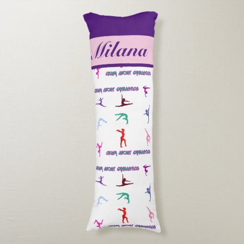 Crazy About Gymnastics Body Pillow