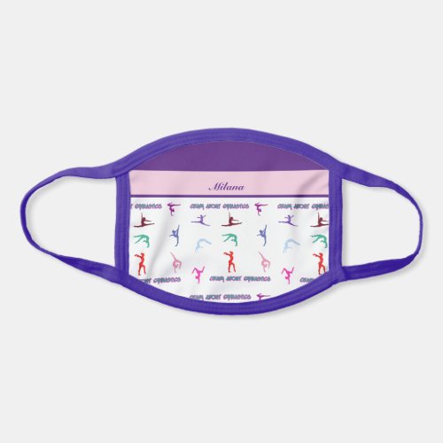 Crazy About Gymnastics Face Mask