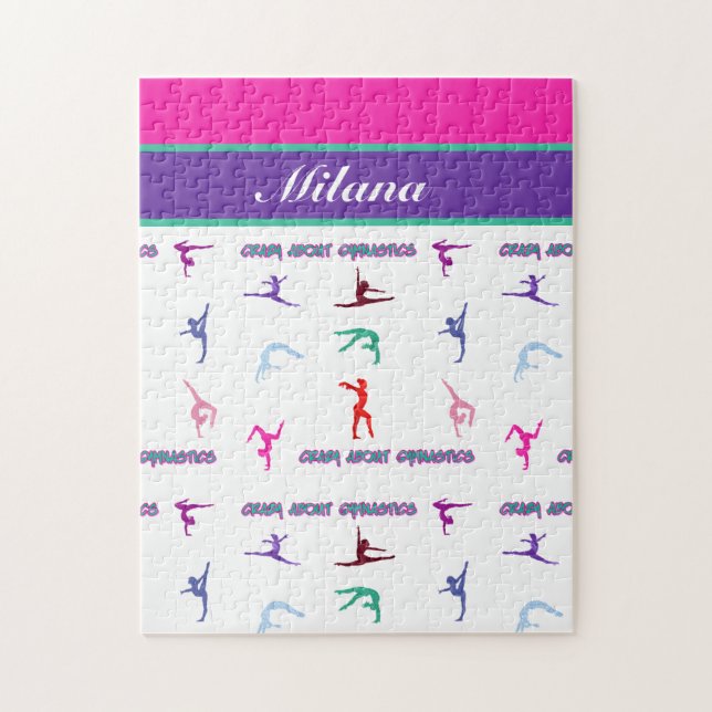Crazy About Gymnastics Jigsaw Puzzle (Vertical)