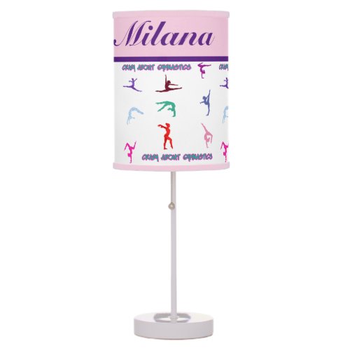 Crazy About Gymnastics Table Lamp
