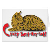 Crazy About Her Cat! (Front Horizontal)