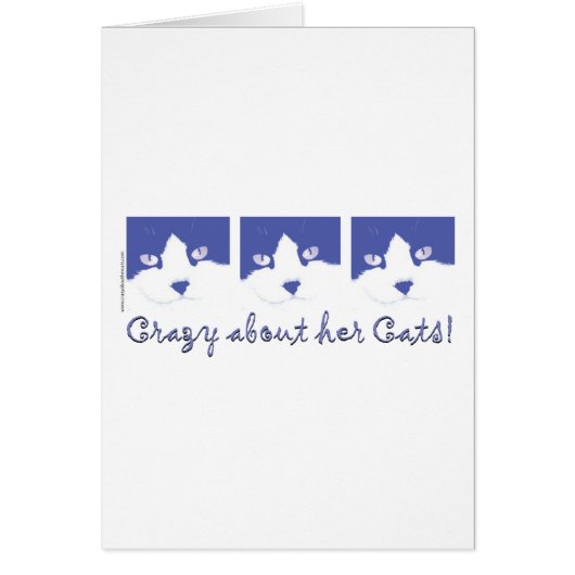 Crazy About Her Cats! (Front)