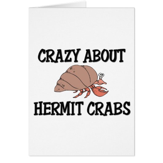Crazy About Hermit Crabs Cards (Front)