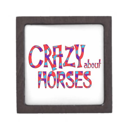 Crazy About Horses Jewelry Box