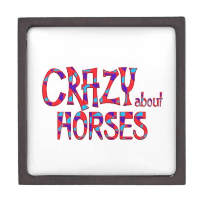 Crazy About Horses Keepsake Box