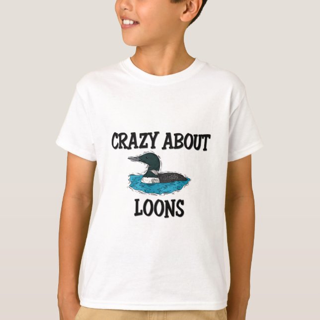 Crazy About Loons T-Shirt (Front)