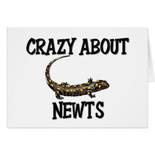 Crazy About Newts Cards (Front Horizontal)