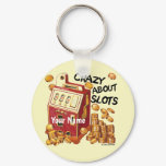 Crazy About Slots keychain