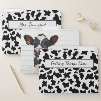 Crazy About the Farm- Peaches the Cow - Set of 3  File Folder