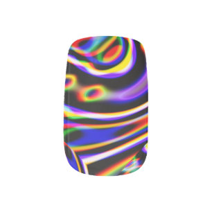 Crazy Abstract Minx Nail Wraps