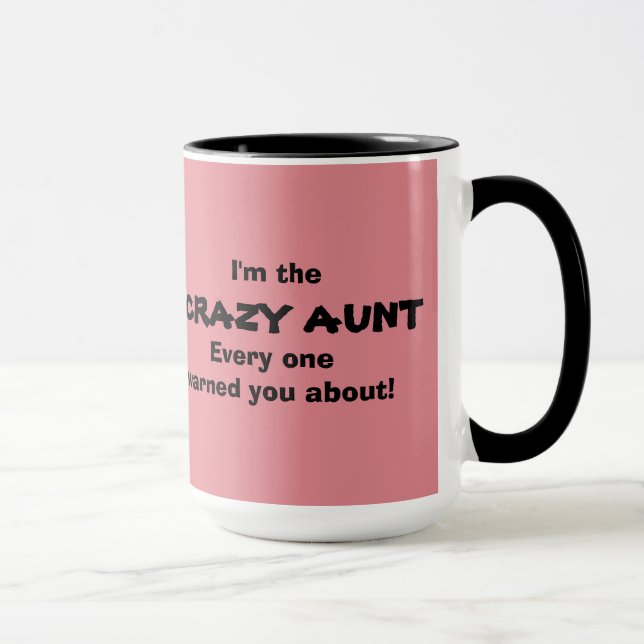 Crazy Aunt Mug (Right)