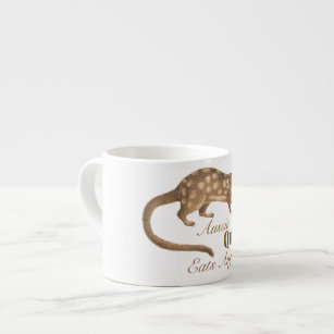 Crazy Australian Quoll Eats Anything Aussie Humor Espresso Cup