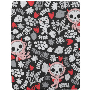Crazy babies pattern iPad smart cover
