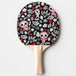 Crazy babies pattern ping pong paddle