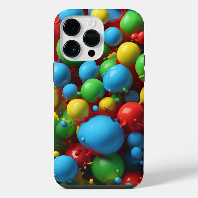 Crazy Balls -iPhone 14 Pro Max Cas Iphone Case (Back)