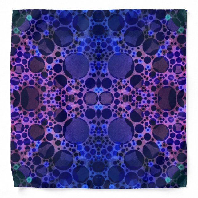 Crazy Beautiful Abstract Bandanna (Front)