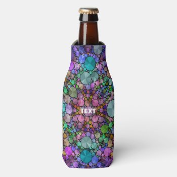 Crazy Beautiful Abstract Zipped Bottle Cooler Wrap by TeensEyeCandy at Zazzle