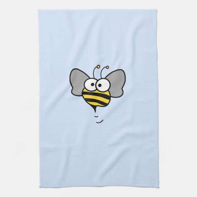 Crazy Bee Towel (Vertical)