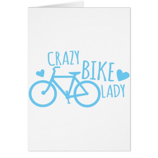 Crazy Bike Lady Cards (Front)