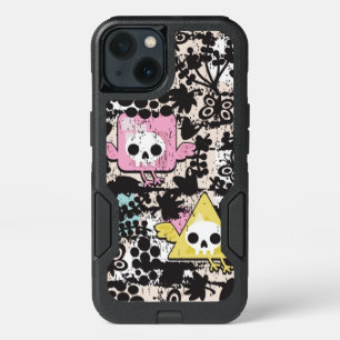 Crazy birds pattern iPhone 13 case