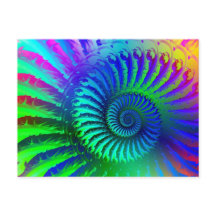 Crazy Blue Fractal Pattern
