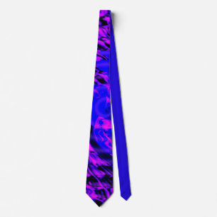 Crazy Blue Motion Neck Tie