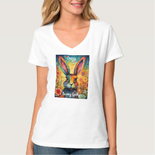 Crazy Bunny Lady Bubbles Cuddlebuns T-Shirt