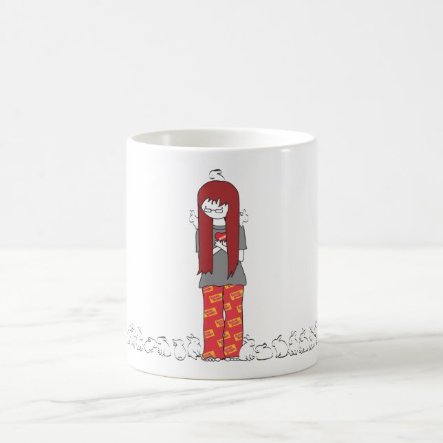 CRAZY BUNNY LADY COFFEE MUG (Center)