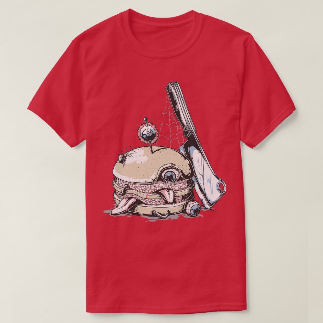 Crazy Burger T-Shirt (Design Front)
