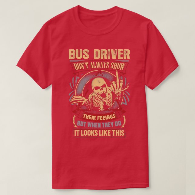 Crazy Bus Driver Shirt (Design Front)