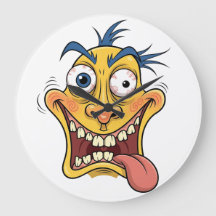 Crazy Cartoon Face – Funny Wacky Expression Design