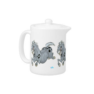 Crazy Cartoon Horse Teapot